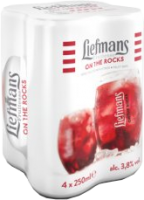 Liefmans Fruitesse 4pack met blikjes van 25cl